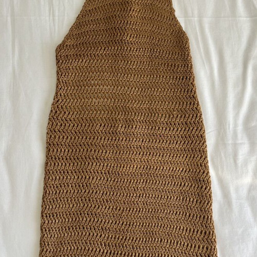 Beach dress Shein new, brown, size M