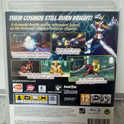 PlayStation 3 game Saint Seiya Sanctuary Battle like new, English