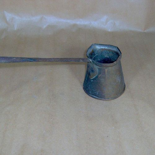Copper vintage briki used, antique