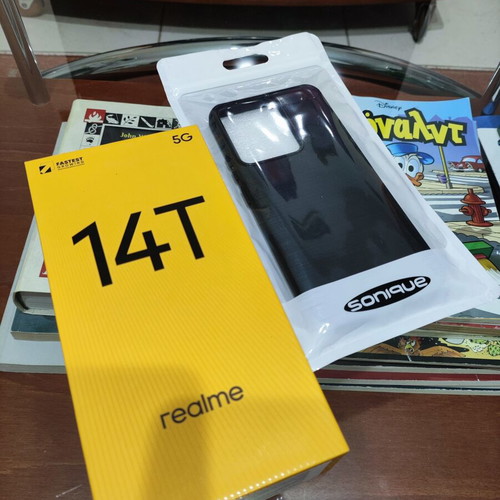 Realme 14 T Dual 5G smartphone 8GB RAM 256GB black, like new