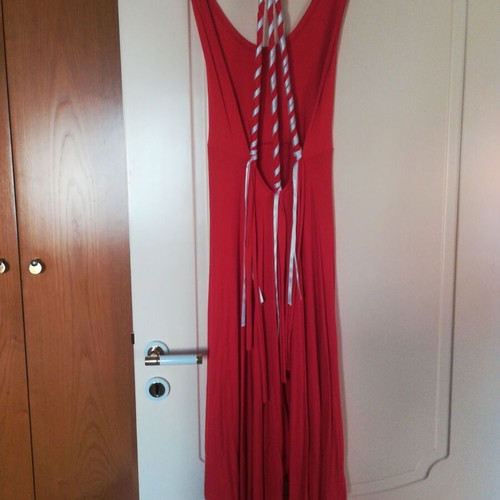 Summer dress used, red, size M