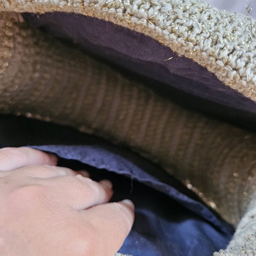 Handmade bag custom design beige