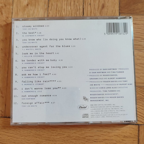 Tina Turner Foreign Affair CD album