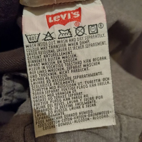 Levis Strauss jeans used, brown, size S