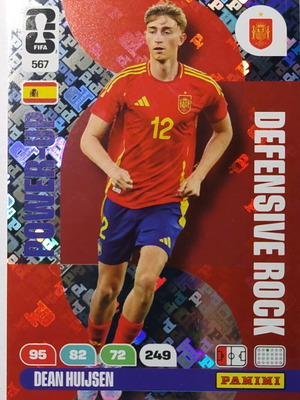 Κάρτα Adrenalyn FIFA World Cup 2026 καινούργια, Dean Huijsen Ισπανία