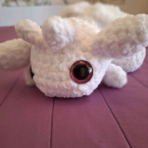 Handmade dragon made to order, large crochet