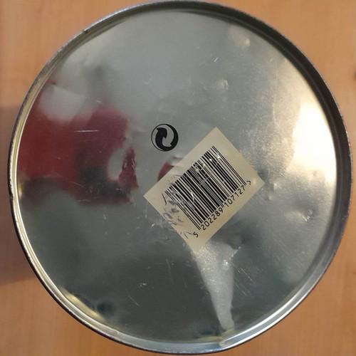 Dimple collectible metal tin used