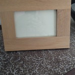 Minimal Bizzotto photo frame like new, 23×18×2 cm, light wood