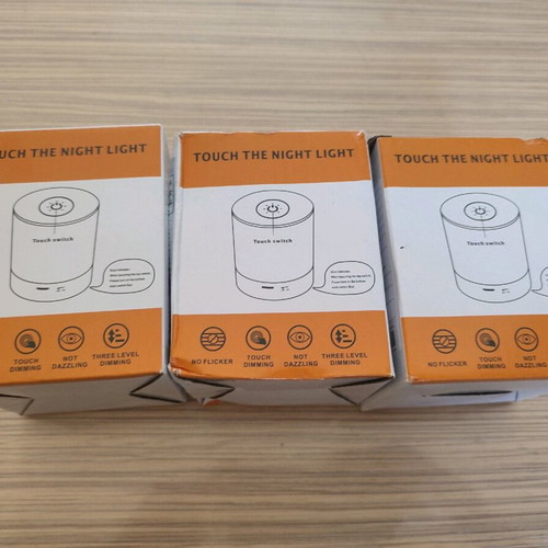 Smart lamps with touch control, set of 3, new