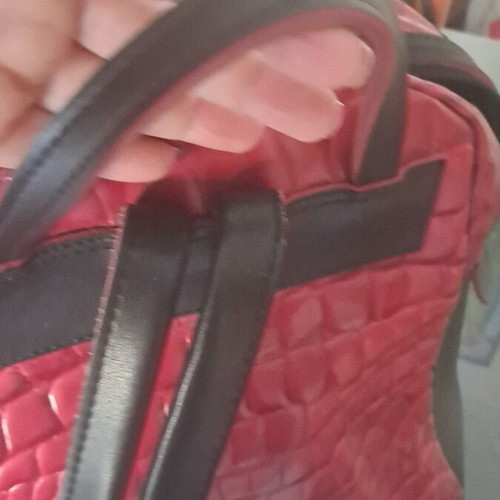 Backpack FRNC burgundy with black like new