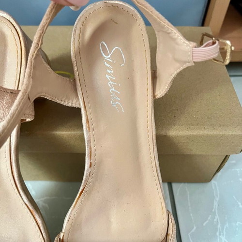 Simius pink sandals used, size 39