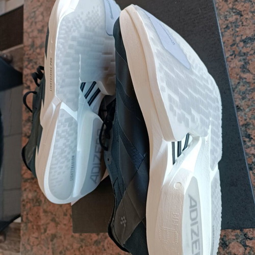 Adidas Adizero Adios Pro 4 new black athletic shoes