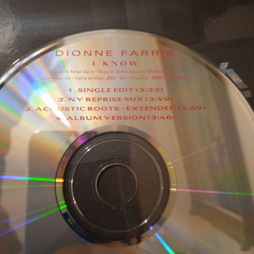 Dionne Farris I Know single used