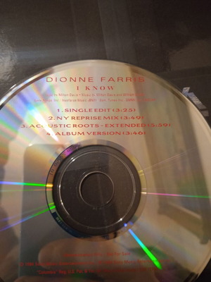 Dionne Farris I Know single used