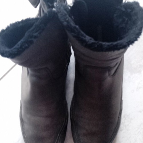 Geox women's boots used, fur lining, size 39, grey
