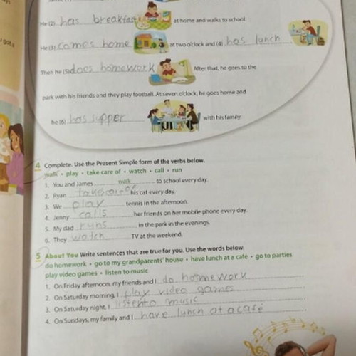 Join In 1 student book and workbook used, English