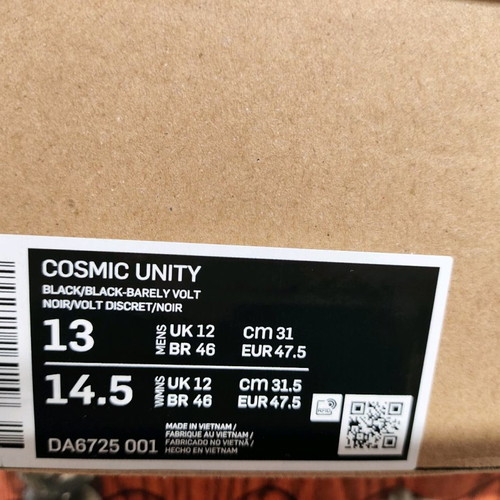 Nike Cosmic basketball shoes new, size 47.5 EU