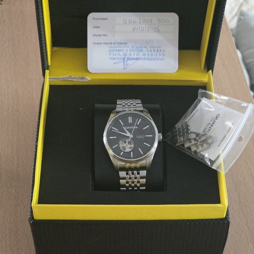 Quantum Q Master Automatic watch like new, black