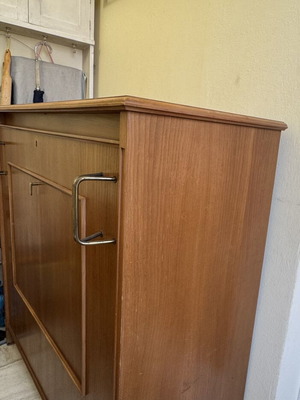 Vintage πτυσσόμενο κρεβάτι Commo-Lit μεταχειρισμένο, μονό