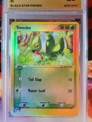 Κάρτα Treecko Nintendo 2003 Black Star Promo καινούργια