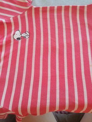 Παιδική μπλούζα με Snoopy μεταχειρισμένη, μεγέθη 110-116 εκ., λευκή και κόκκινη