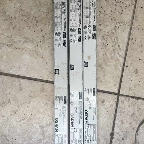 Osram electronic ballasts 70W max, pack of 3
