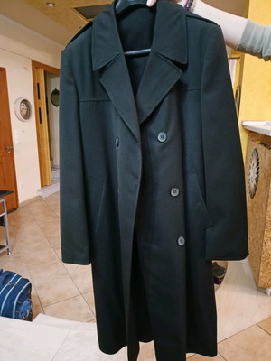 Καμπαρντίνα αφορετη ραμμένη στο χέρι, μέγεθος XL, μαύρη