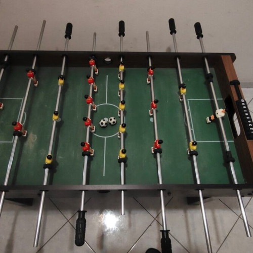 Foosball and Mini Billiards used, set of 2 games
