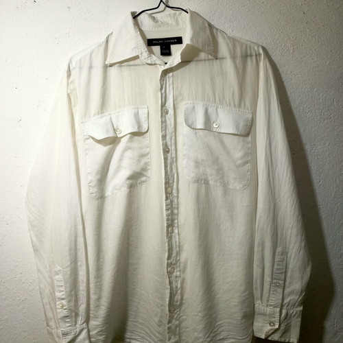 Vintage Ralph Lauren white shirt size S, like new, 100% cotton