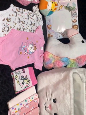 Baby gift set new with clothes and accessories