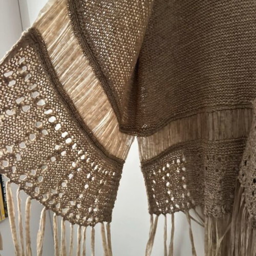 Zara knitted cardigan like new, beige, size M