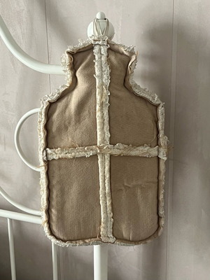 Primark hot water bottle used with fabric cover