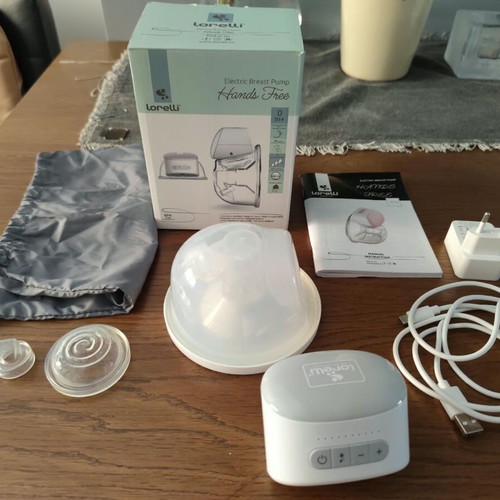 Lorelli Hands Free electric single portable breast pump, grey