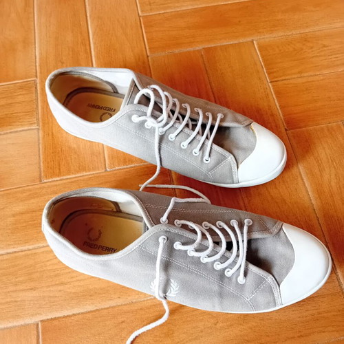 Fred Perry men's shoes used, gray size 45