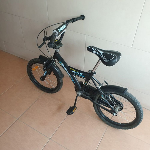 Everest Bicycle 14'' used, city bike, black, men's