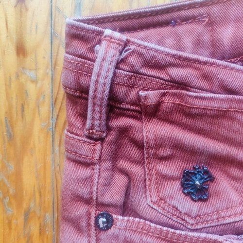 Maison Scotch women's jeans like new, rust red, sizes S/M