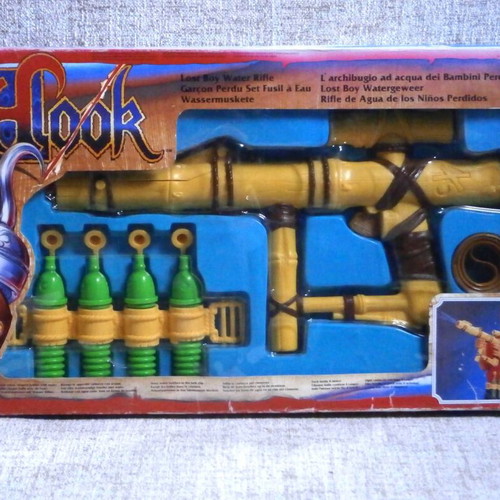 Hook Lost Boy Water Rifle Mattel 1991 new with box