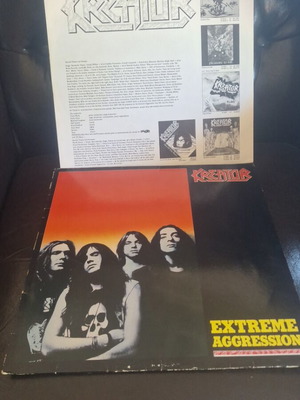 Kreator Extreme Aggression 1989 vinyl LP used, metal