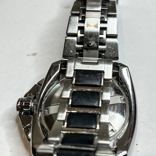Seiko Velatura men's wristwatch like new, tachymeter, silver