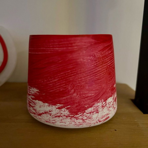 Decorative storage container new handmade with unique inner design
