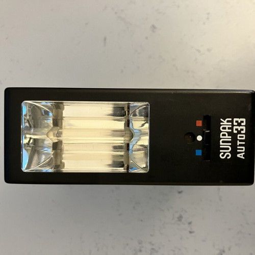 Sunpak Auto 33 camera flash used