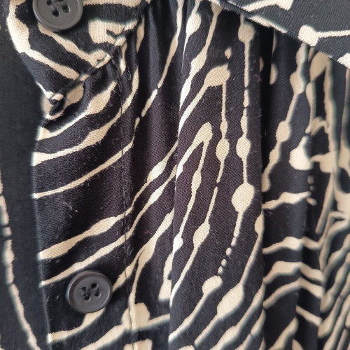 Parabita long women's shirt XL new, black and beige