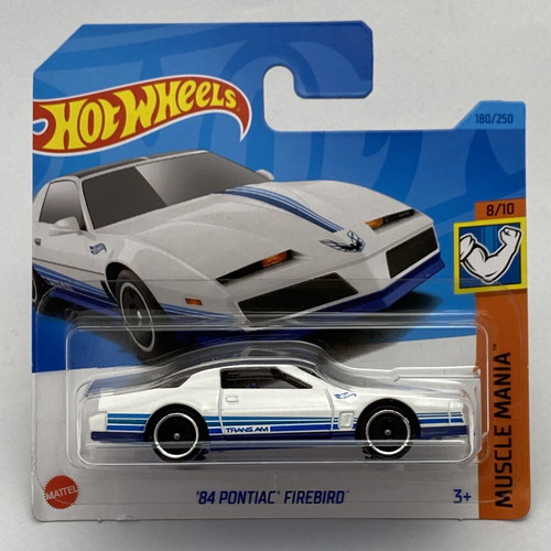 1984 Pontiac Firebird Hot Wheels Muscle Mania white