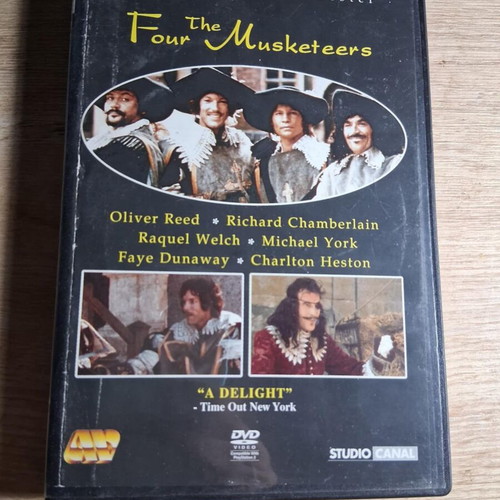 The Three Musketeers DVD used, movie with subtitles