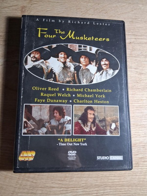 The Three Musketeers DVD used, movie with subtitles