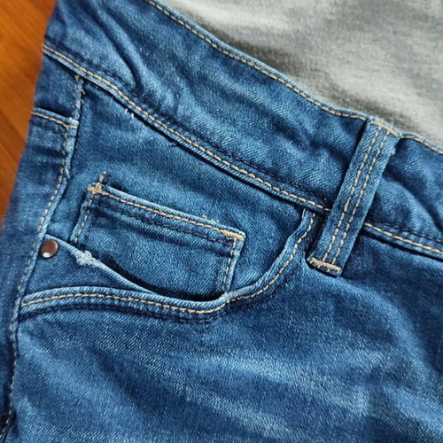 Mamalicious maternity jeans used small blue size 34