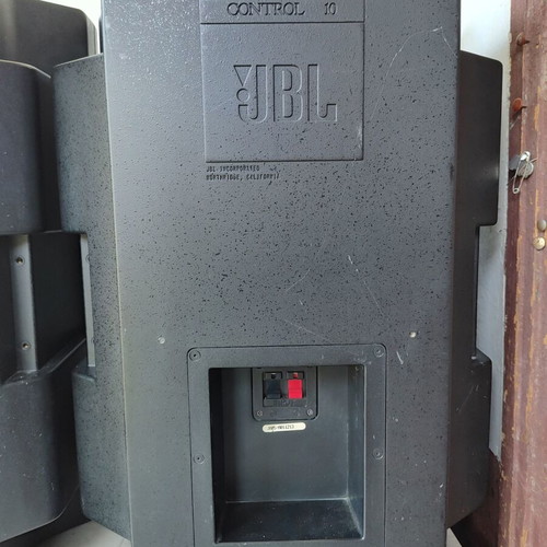 JBL Control 10 3-Way Studio Monitor Speakers used, mirror-imaged pair