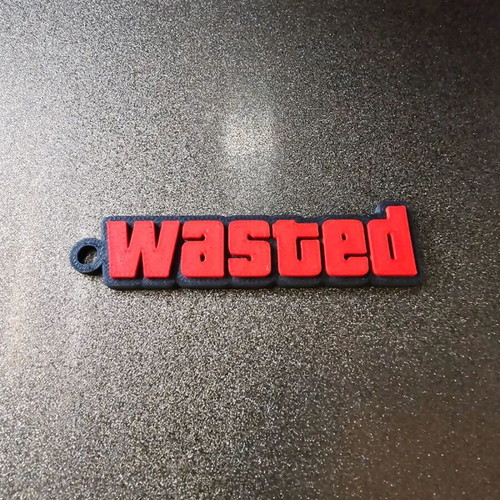 Wasted GTA keychain made to order