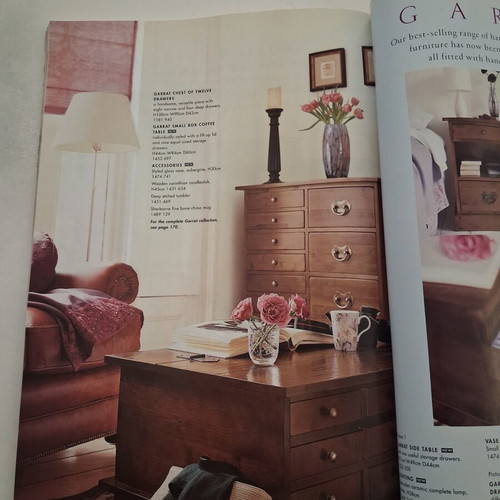 Laura Ashley Home vintage catalog 2001 shabby chic used