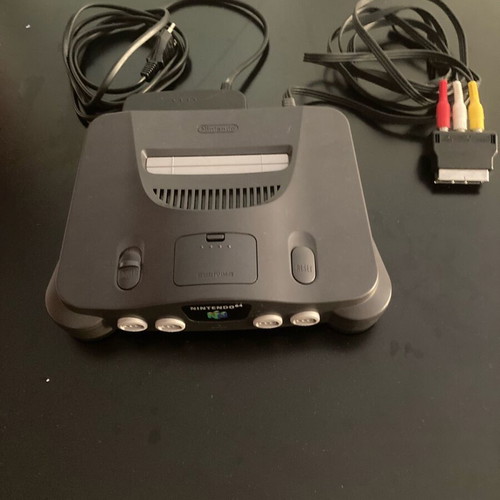 Nintendo 64 used with two controllers and Turok 2 Seeds of Evil game